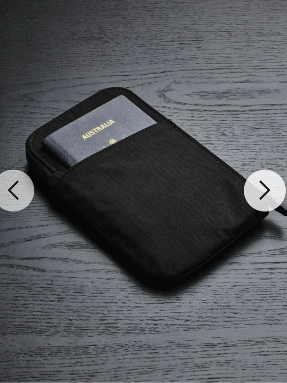 NWT ALPAKA TRAVEL ZIP WALLET - A4